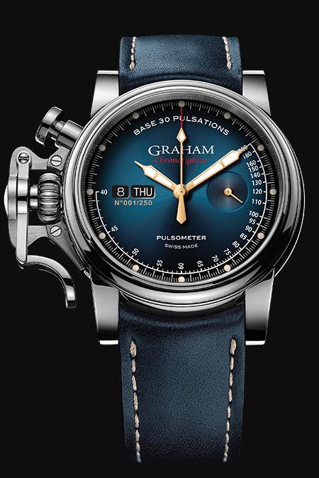 Graham Chronofighter Vintage Pulsometer PULSOMETER LTD 2CVCS.U14A Replica Watch